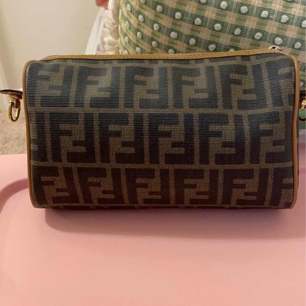 ♥️Auth♥️VTG FENDI Zucca Zucchino FF Logo Monogram… - image 3