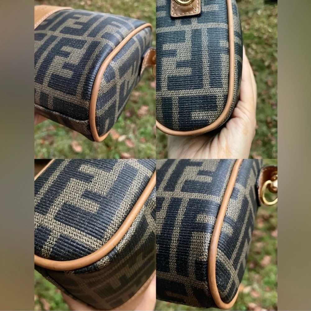 ♥️Auth♥️VTG FENDI Zucca Zucchino FF Logo Monogram… - image 9