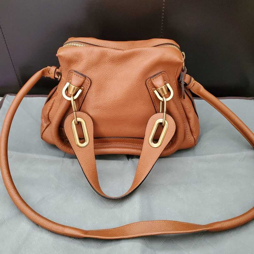Chloe Paraty Small Leather Tan - image 3