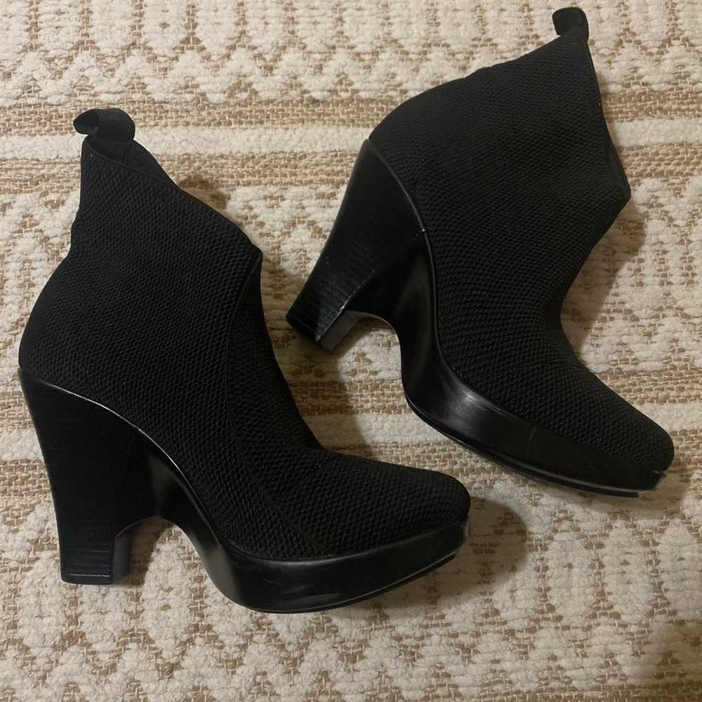 Charleston Shoe Company Black Platform Boots size… - image 1
