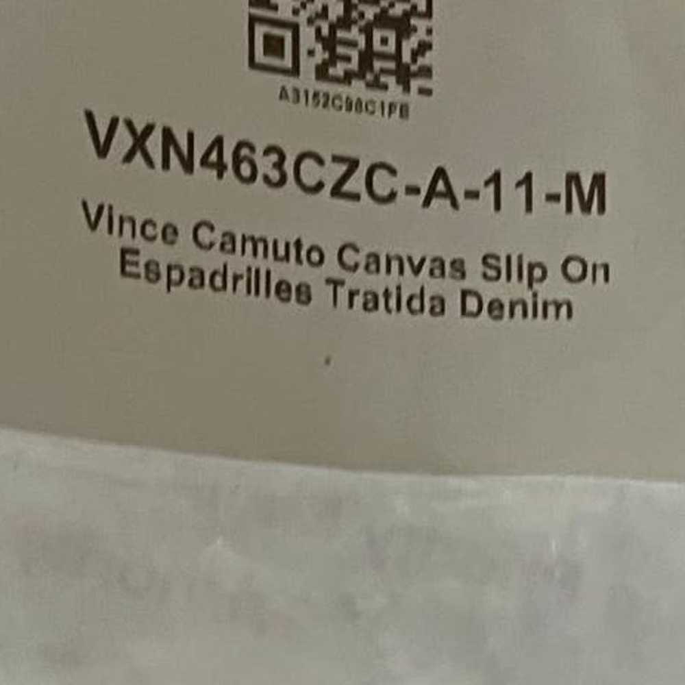 Vince Camuto Canvas Slip On Size 11M Espadrilles … - image 11