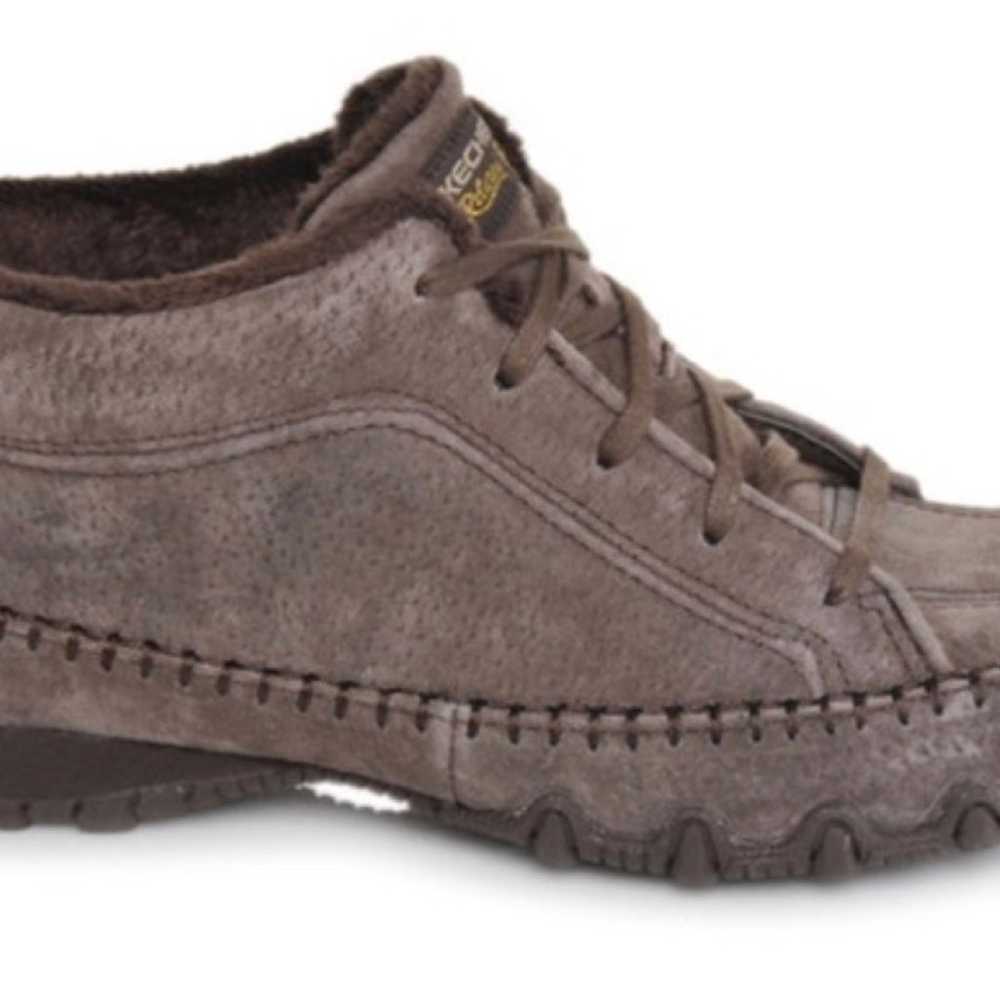SKECHERS RELAXED FIT BIKERS TOTEM POLE BOOTS BROW… - image 1