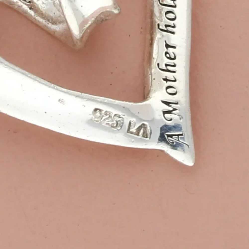 Sterling Silver A Motherhold Her Children Heart P… - image 4