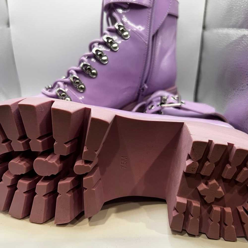 Purple platform boots - image 3