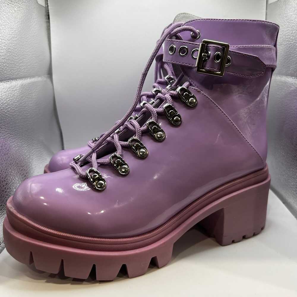 Purple platform boots - image 5