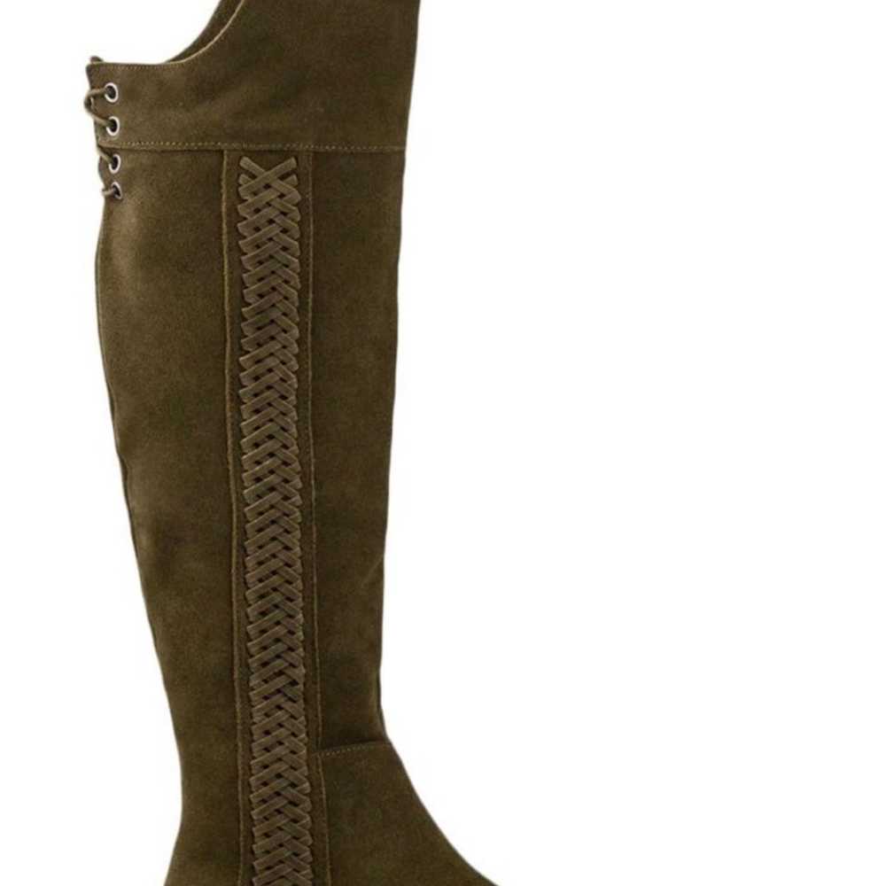 SBicca knee-high suede boots, size 9 - image 2