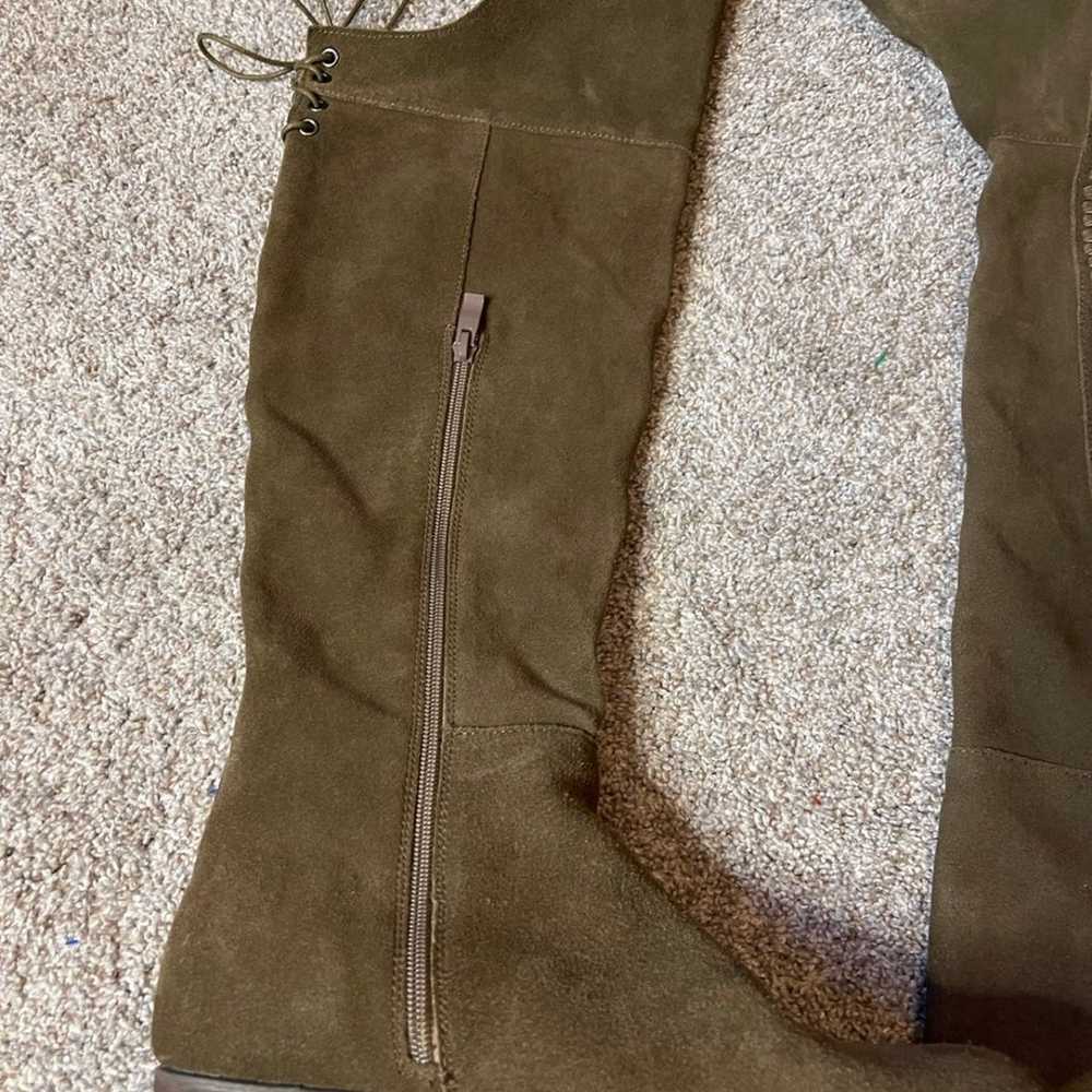SBicca knee-high suede boots, size 9 - image 6