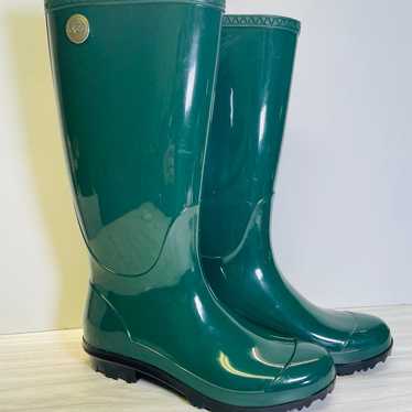 UGG Shaye Green Rainboots Size 6 (1822942) 2 Used - image 1