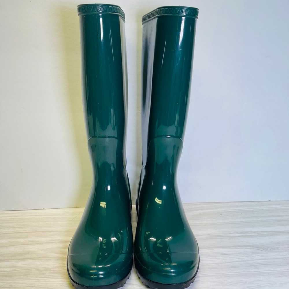 UGG Shaye Green Rainboots Size 6 (1822942) 2 Used - image 2