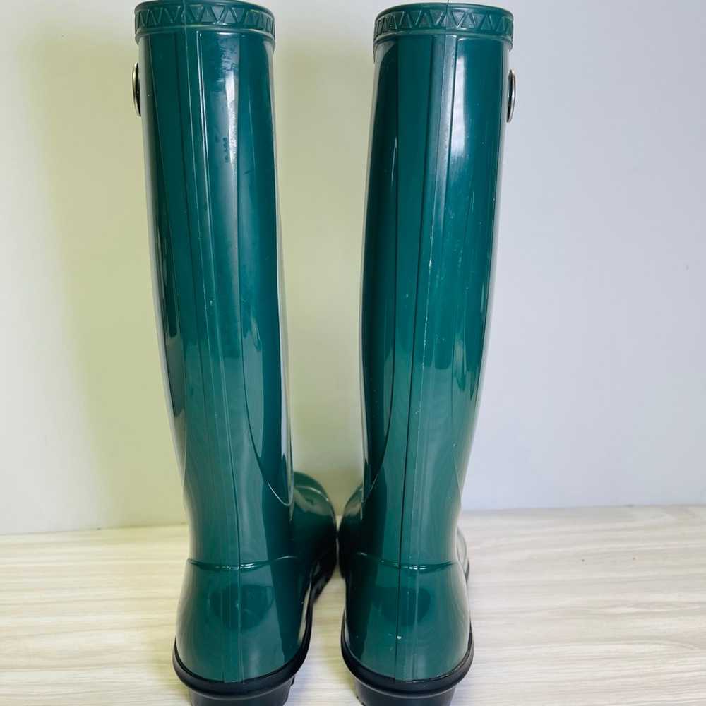 UGG Shaye Green Rainboots Size 6 (1822942) 2 Used - image 3