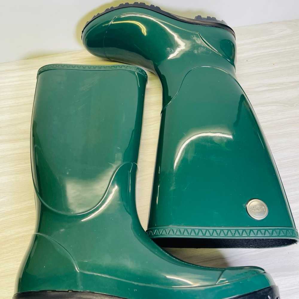 UGG Shaye Green Rainboots Size 6 (1822942) 2 Used - image 4