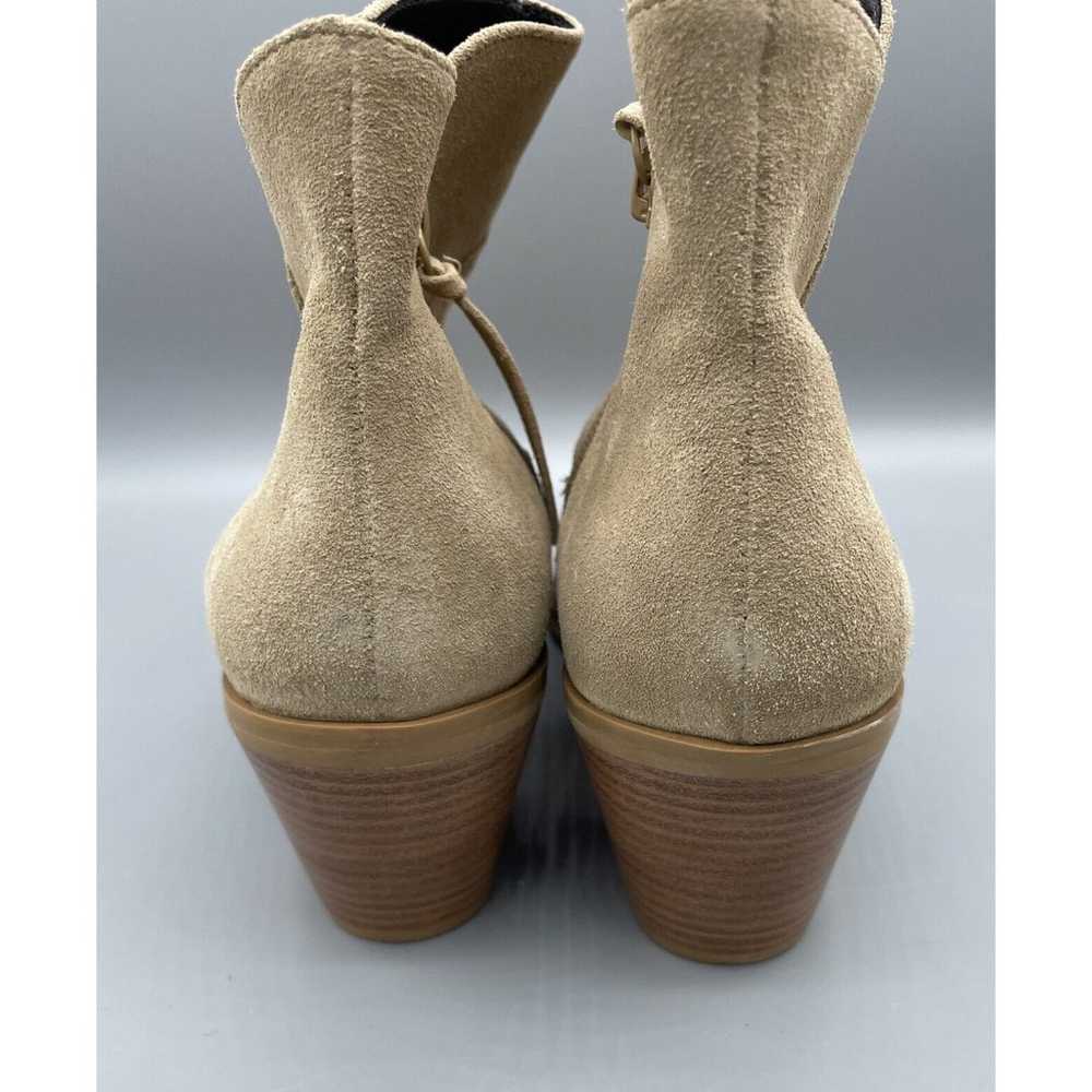 Rebecca Minkoff Womens Tan Suede Ankle Boots 9.5 - image 3