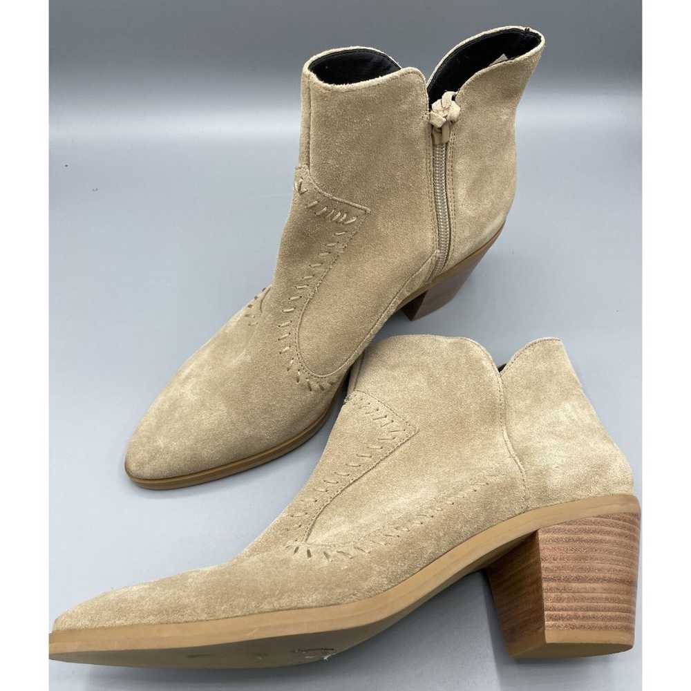 Rebecca Minkoff Womens Tan Suede Ankle Boots 9.5 - image 7