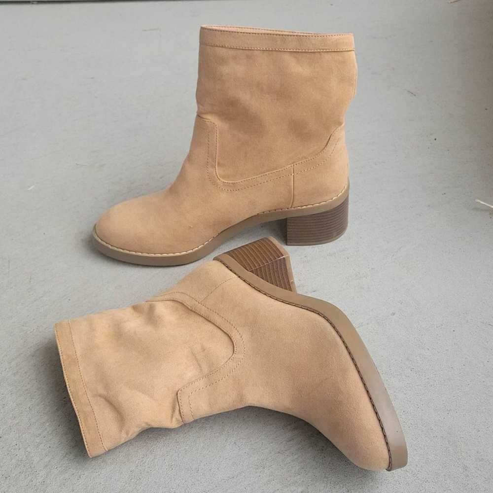 NEW! LOFT Faux Suede High Ankle Boots 10. - image 6