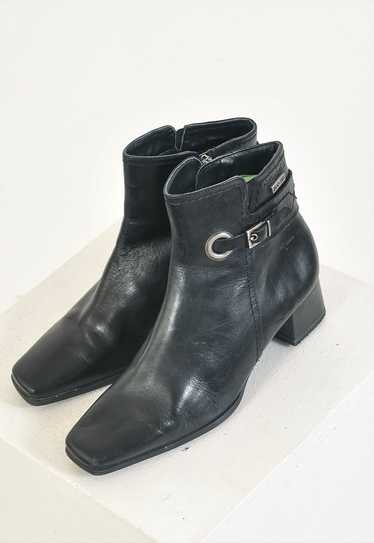 Vintage 00s real leather ankle boots - image 1