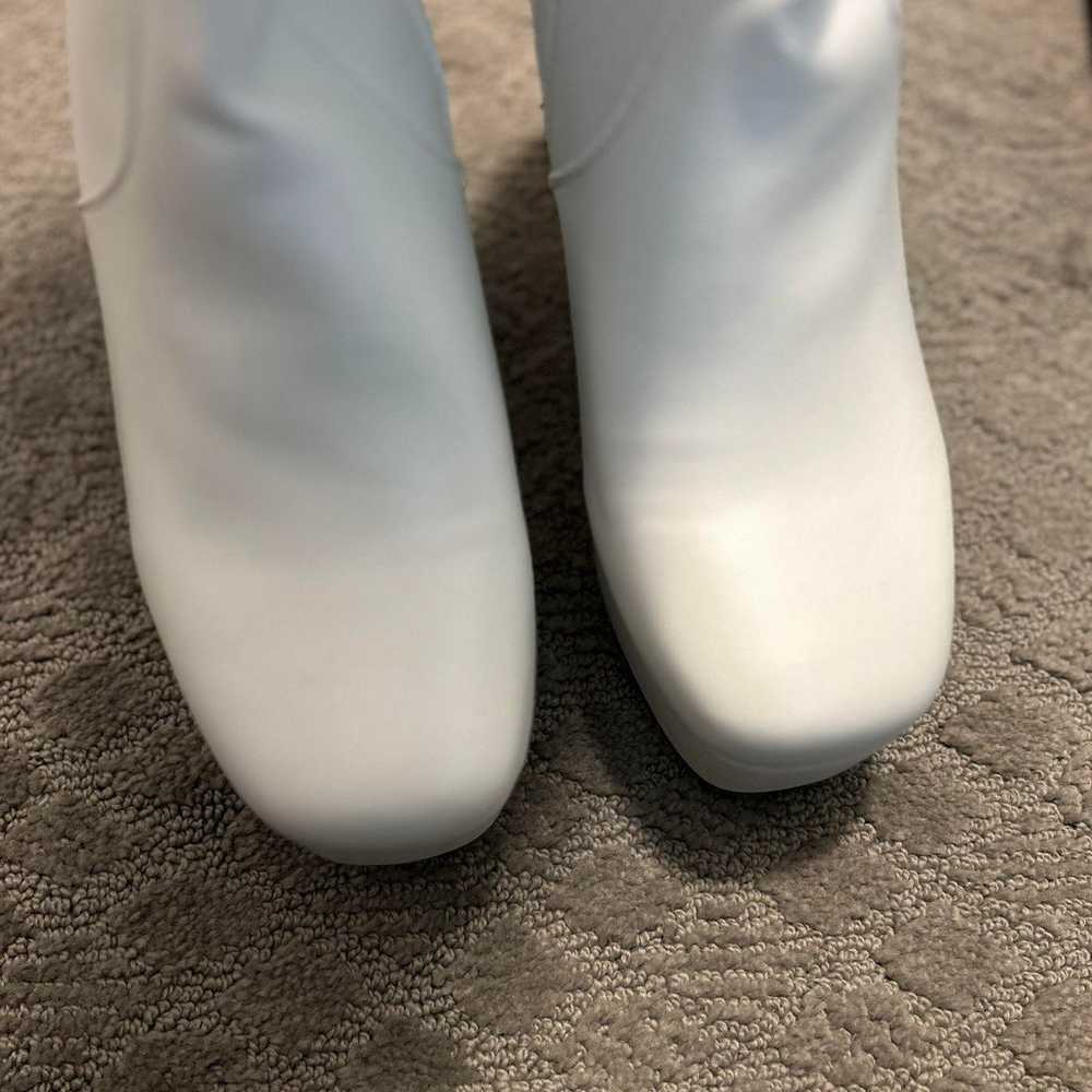 White GoGo Lamoda Boots - image 4