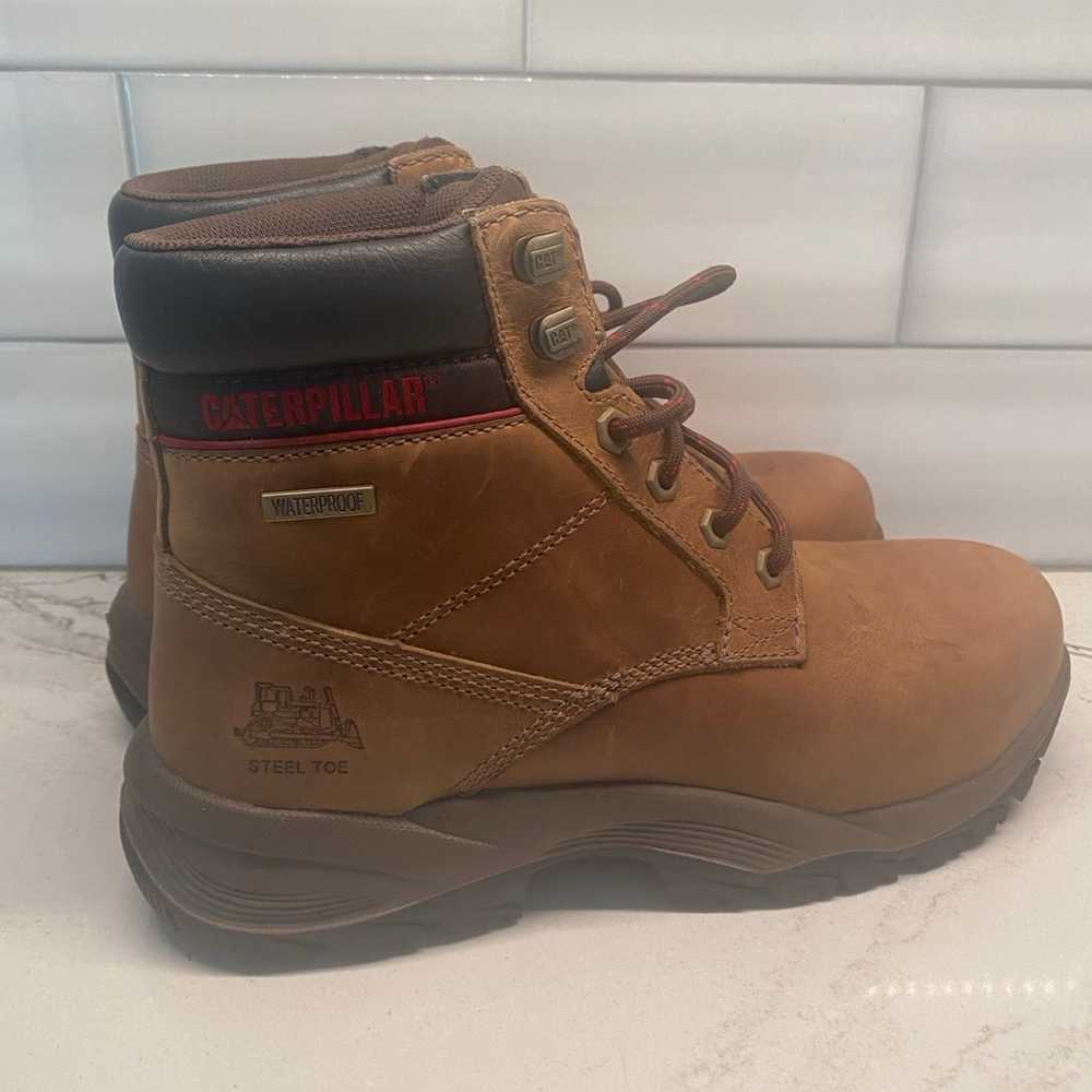 Caterpillar women’s waterproof steel toed boots -… - image 1