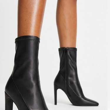 Stiletto sock boots (black)