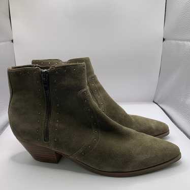 Marc Fisher Leather Western Detailed Ankle Boots,… - image 1