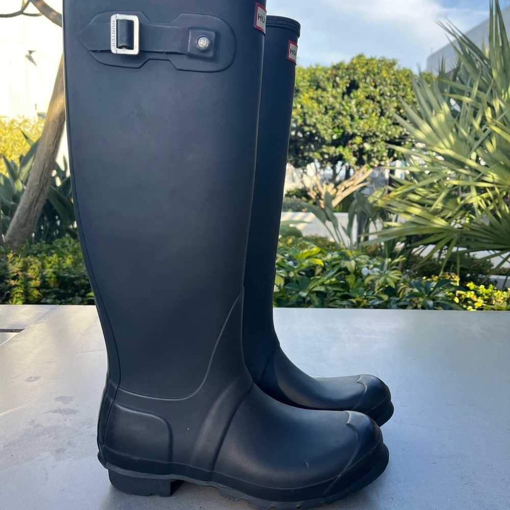 Hunter Original Tall Rain Boots for Women, Size U… - image 1
