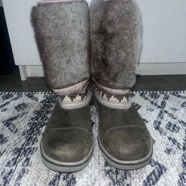 Girls HH faux fur winter boots - image 1