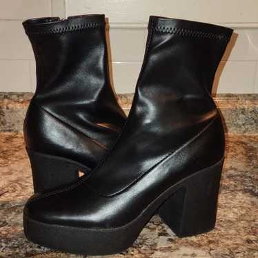 Azalea Wang Rolly Vegan Leather Boots
