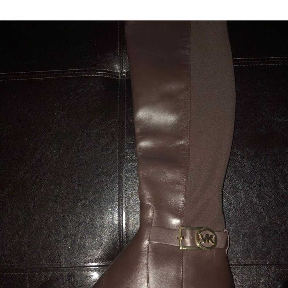 NEW Michael Kors Bryce Over The Knee Leather Boots - image 3