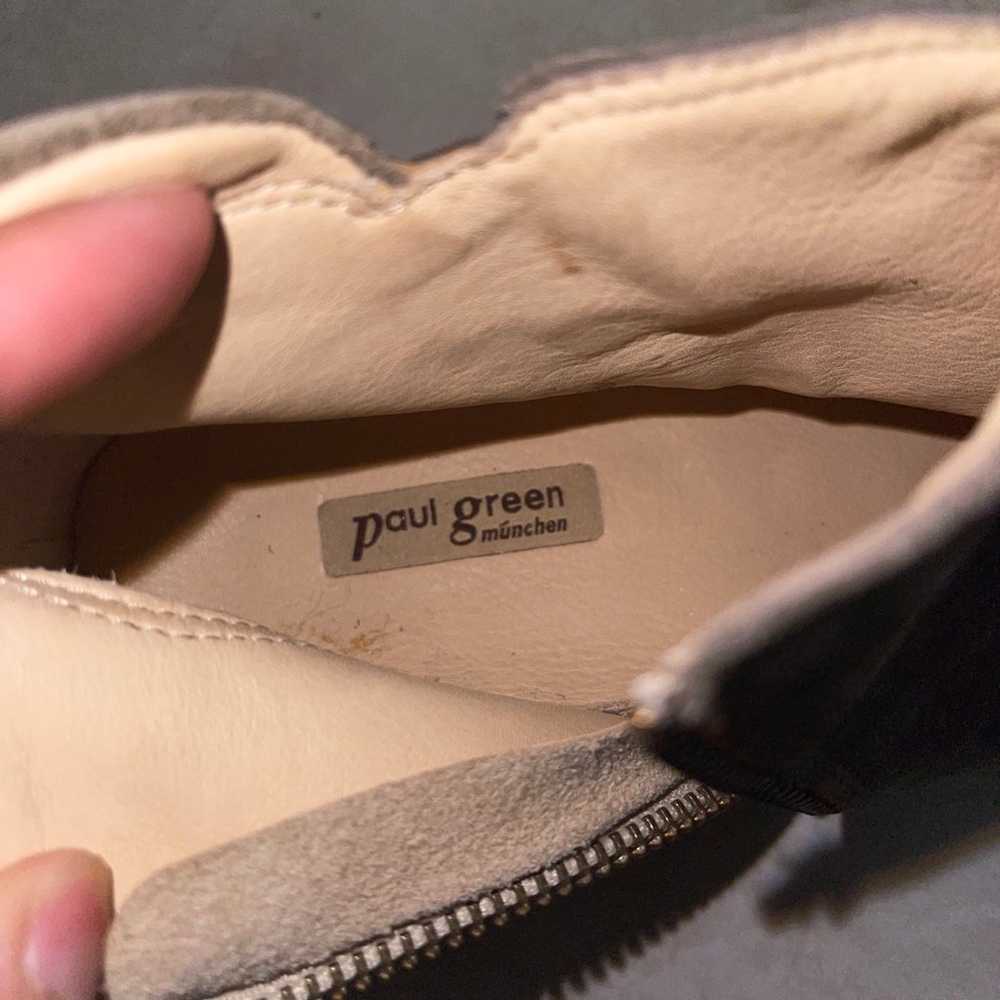 Paul Green- Jillian Suede Tan Zip Ankle Booties U… - image 6