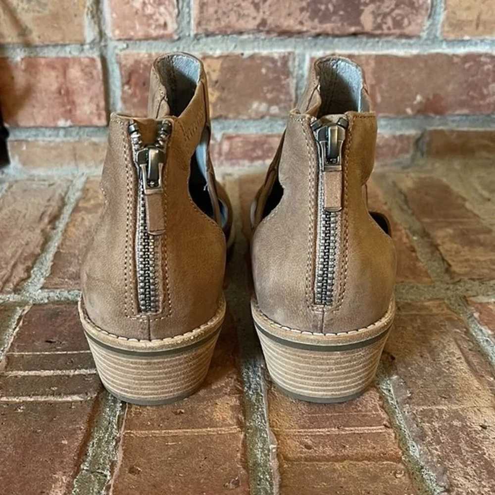 Eileen Fisher Vanda Tumbled Nubuck Leather Booties - image 2