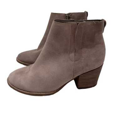 Reese Taupe Suede Ankle Boot