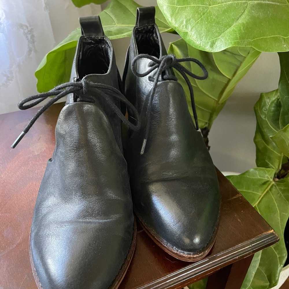 Kelsi Dagger brooklyn black leather ankle boots l… - image 2