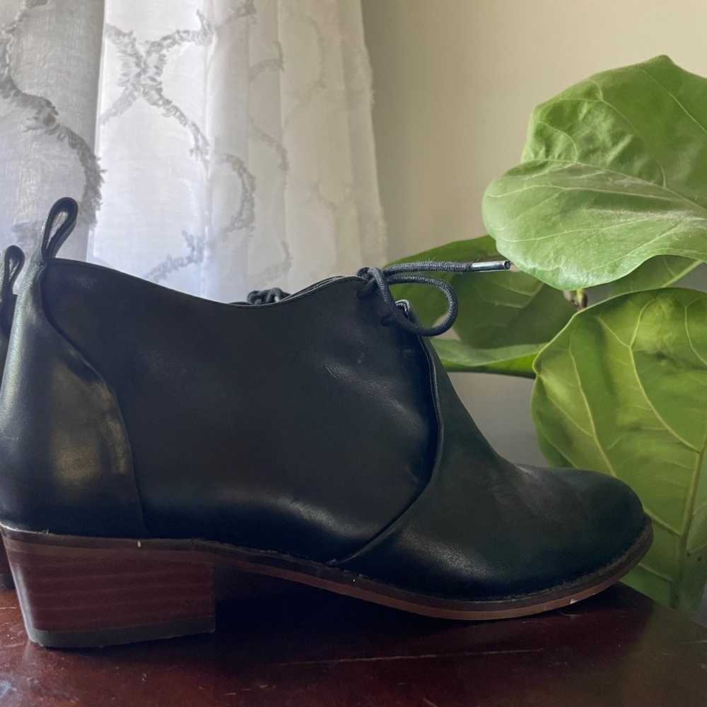 Kelsi Dagger brooklyn black leather ankle boots l… - image 3