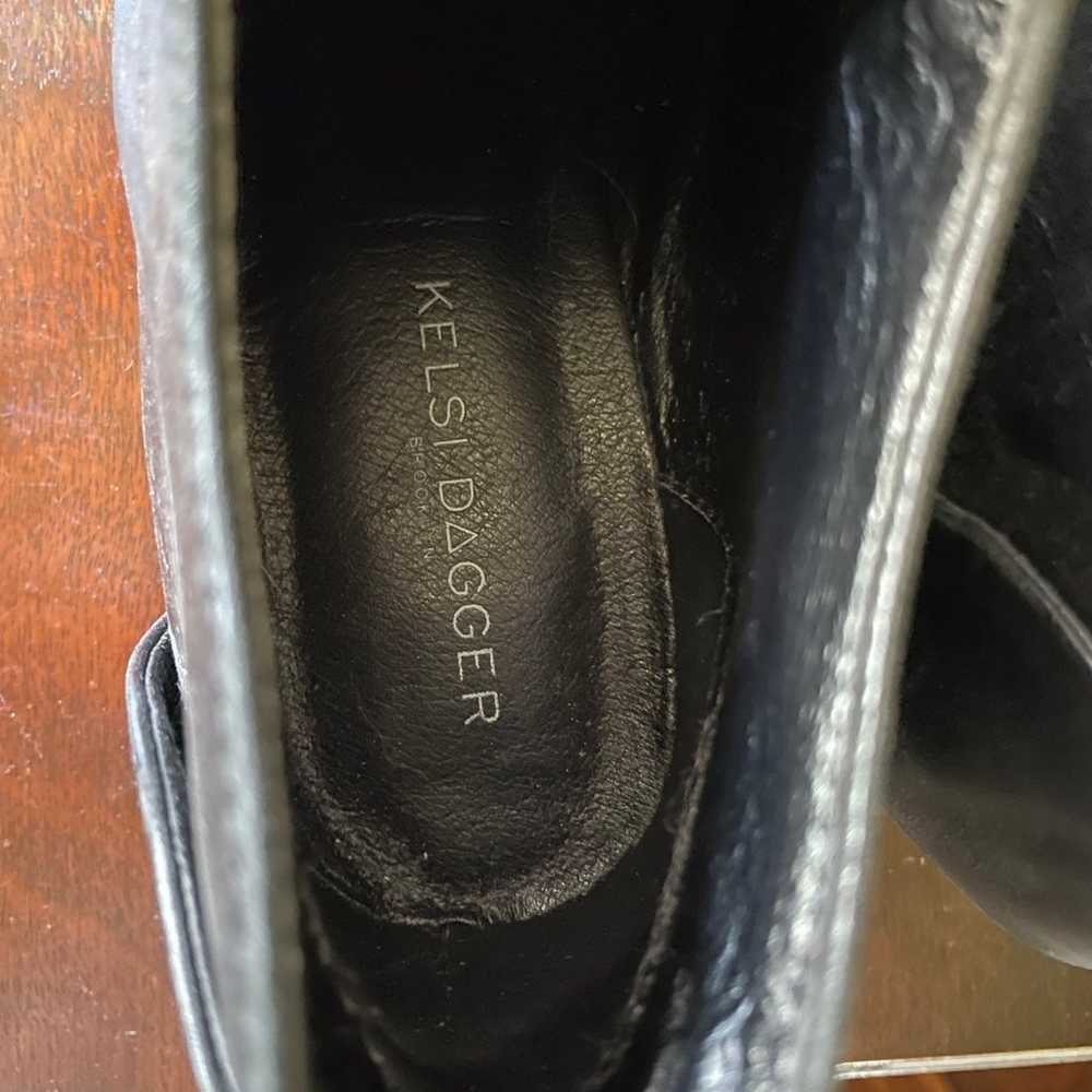 Kelsi Dagger brooklyn black leather ankle boots l… - image 5