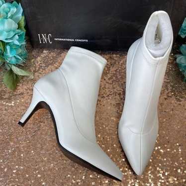 INC International Concepts Bray White Ankle Boots