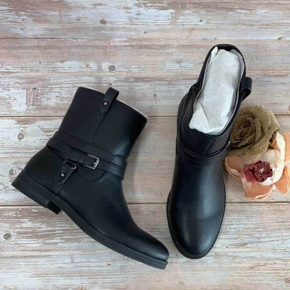 Style & Co. Womens State Faux Leather Flat Bootie… - image 1