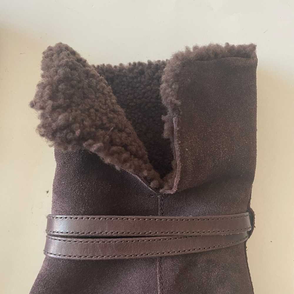 Coach Brown Suede Norrell Ankle Boots with Shearl… - image 6