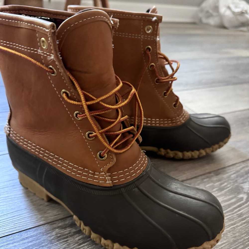 Womens LL Bean duck boots with Goretex and Thinsu… - image 1