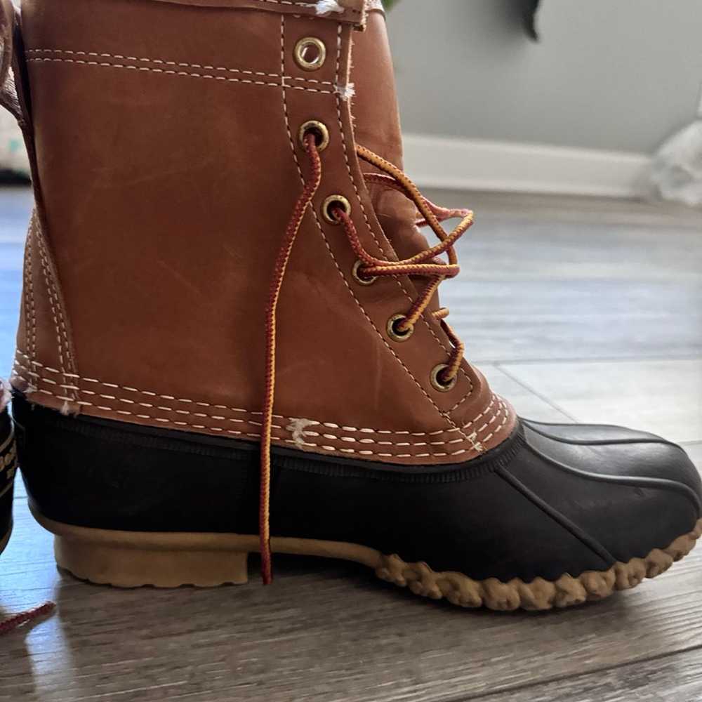 Womens LL Bean duck boots with Goretex and Thinsu… - image 5