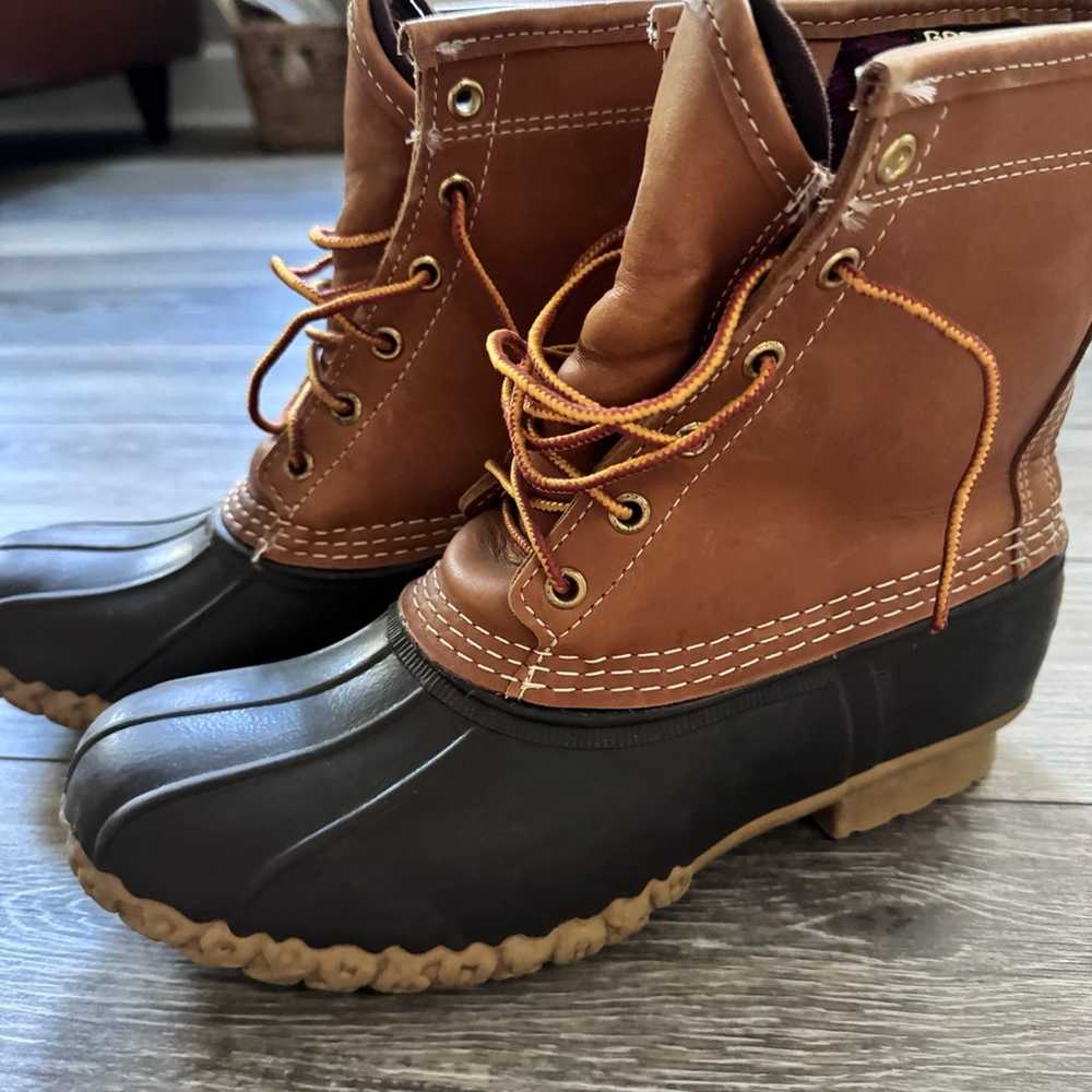 Womens LL Bean duck boots with Goretex and Thinsu… - image 6