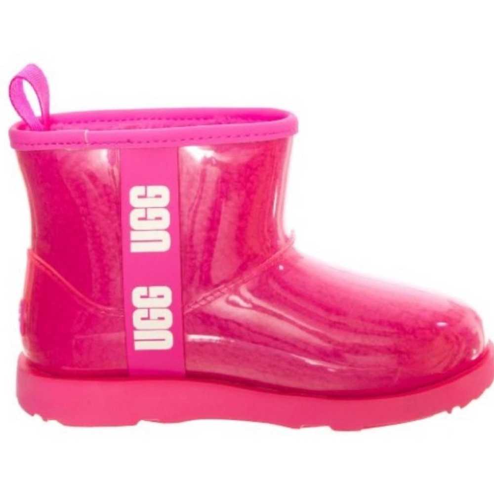 UGG Hibiscus Pink Clear and Sherling Boots - image 1