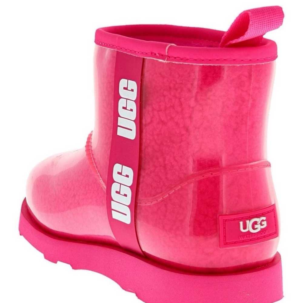 UGG Hibiscus Pink Clear and Sherling Boots - image 3