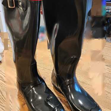 Hunter tall rain boots - image 1