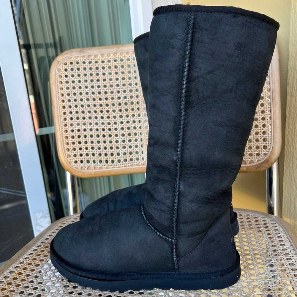 Black Tall Classic UGG Boots size 9 - image 1