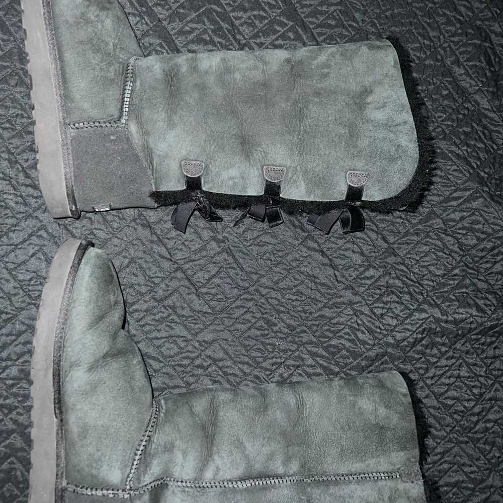 3 bow new black Uggs - image 1