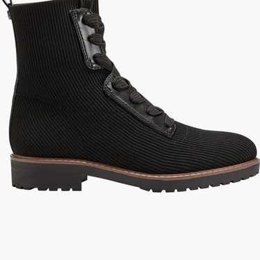 womens black combat boots - image 1