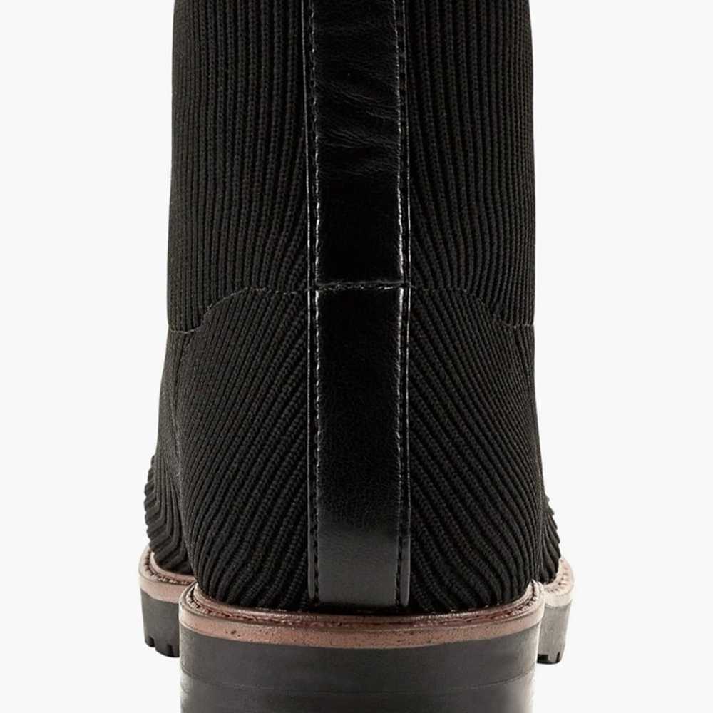 womens black combat boots - image 3