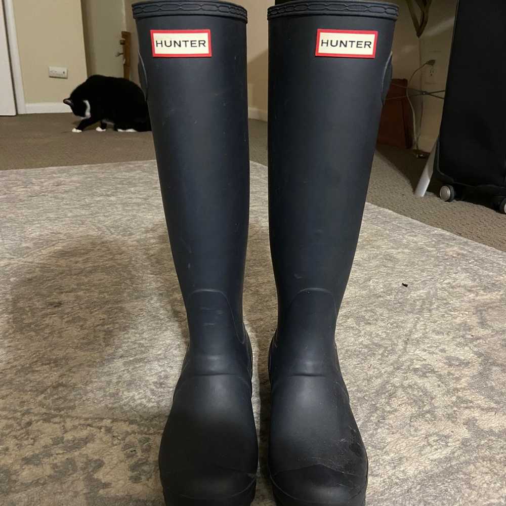 Navy Hunter Boots - Gem