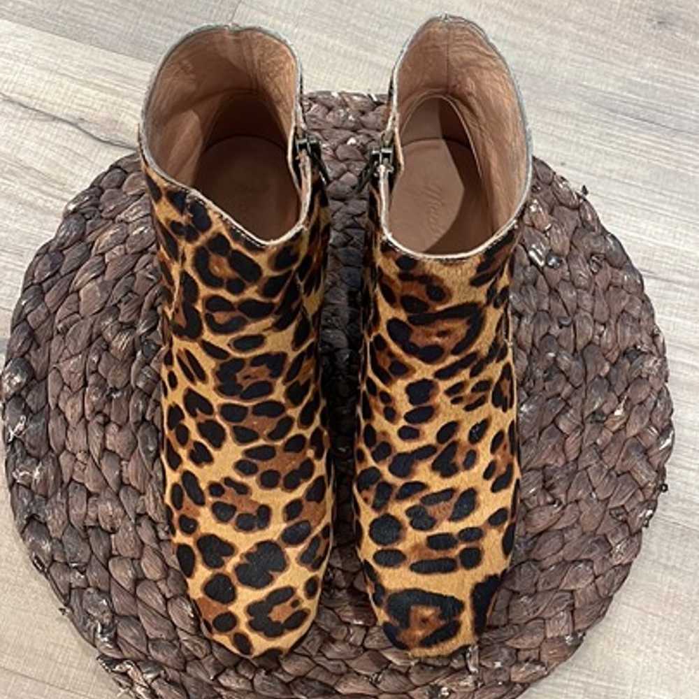 Madewell The Jada Boot in Leopard Calf Hair Size 9 - image 3