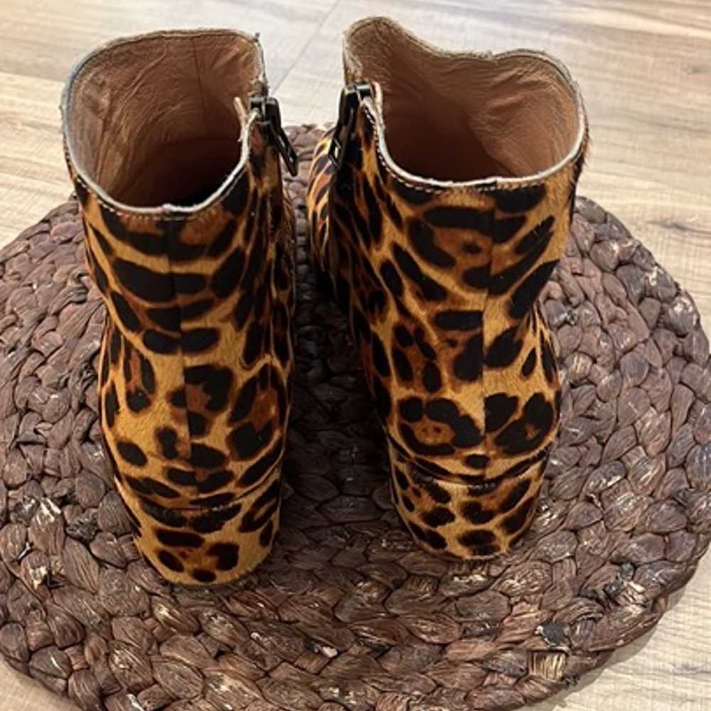 Madewell The Jada Boot in Leopard Calf Hair Size 9 - image 6