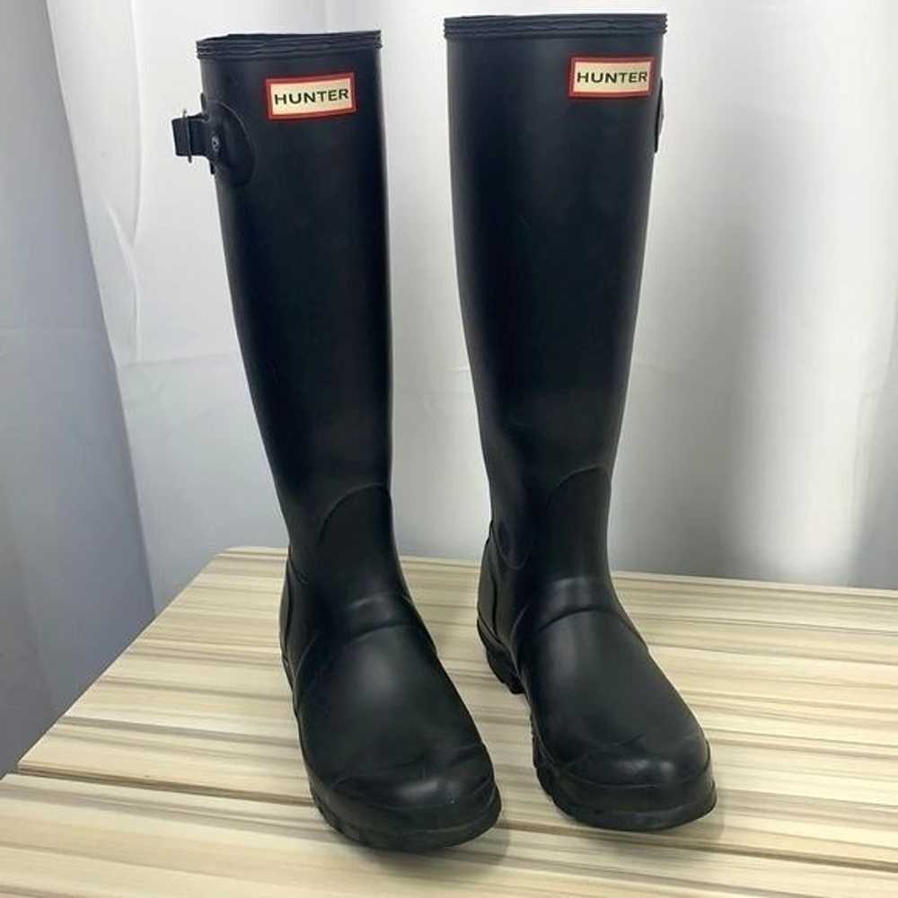 Hunter Original Tall Rain Boots With Shearling In… - image 3